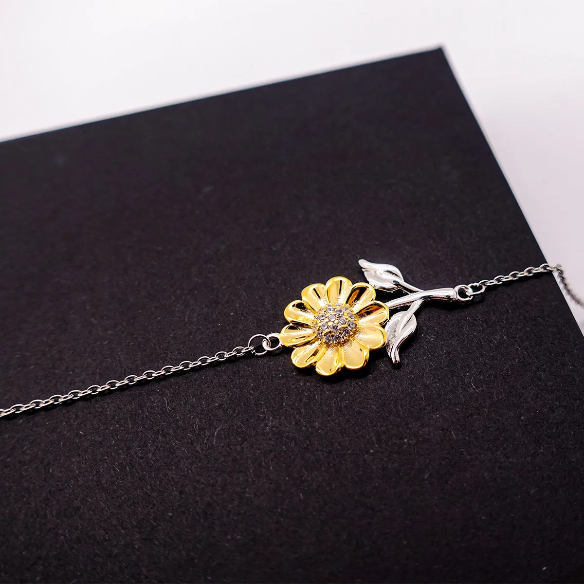 Actor Sunflower Bracelet - THE WORLDS MOST AVERAGE, Inspirational Accessories for Actors, Birthday Gift