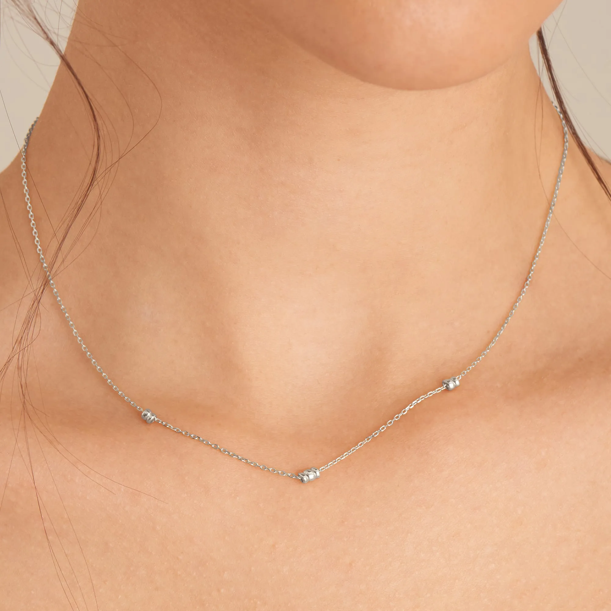 Ania Haie Silver Smooth Twist Chain Necklace