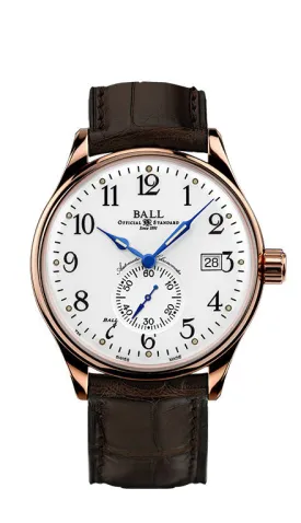 Ball Trainmaster Standard Time 18k Chronometer NM3888D