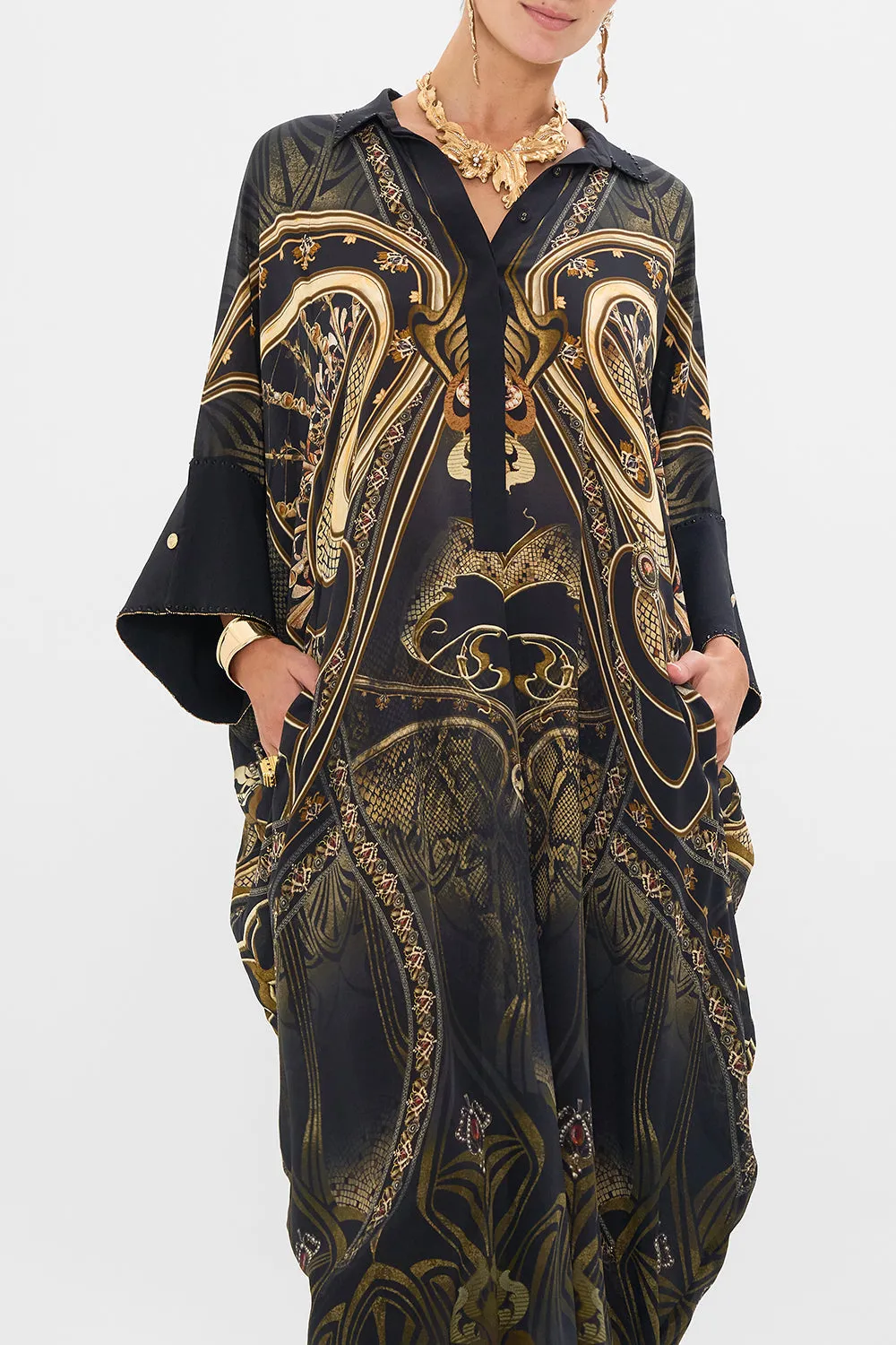 BATWING KAFTAN NOUVEAU NOIR