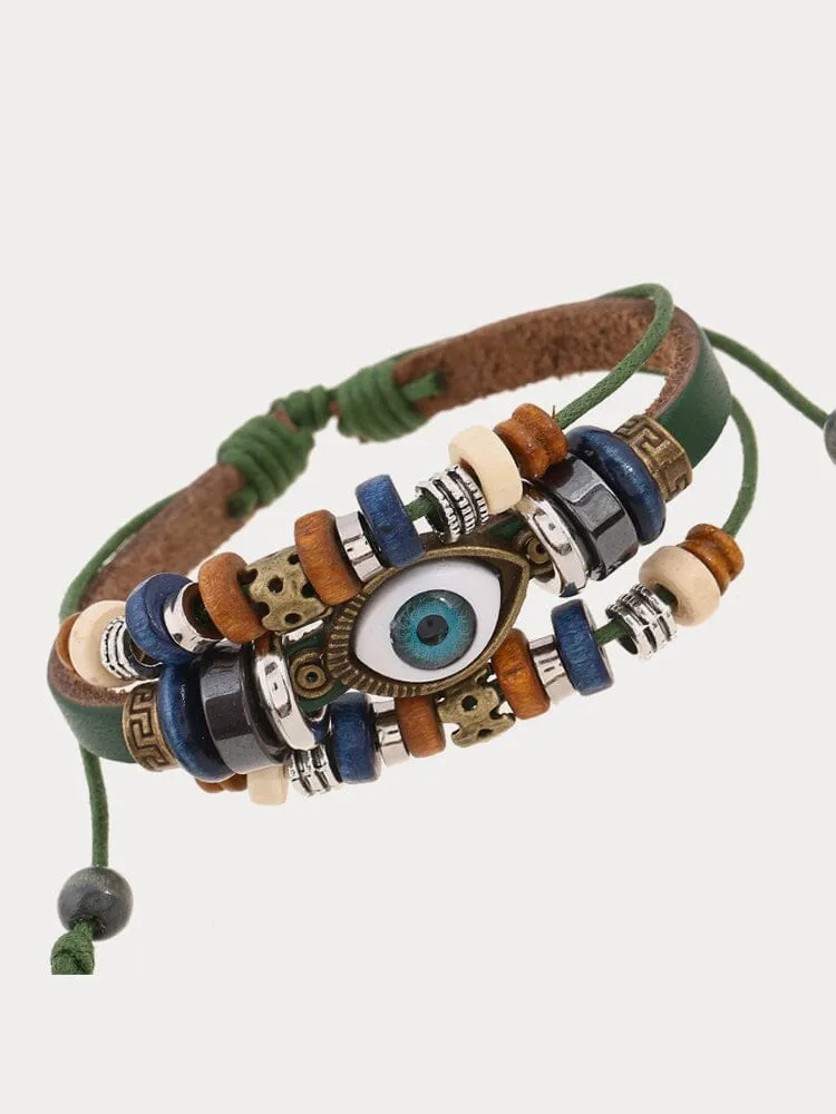 Bohemian Mystical Eye Beaded Bracelet