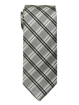 Boy's Tie 18901 Silver/Black