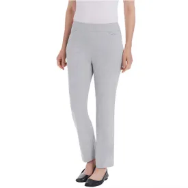 Hilary Radley Women's Plus Tummy Control Pull-On Ankle Pants