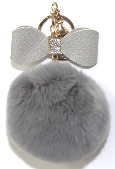 Key Chain Rabbit Poms