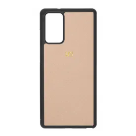 Nude - Samsung Note 20 Saffiano Phone Case