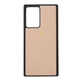 Nude - Samsung Note 20 Ultra Saffiano Phone Case